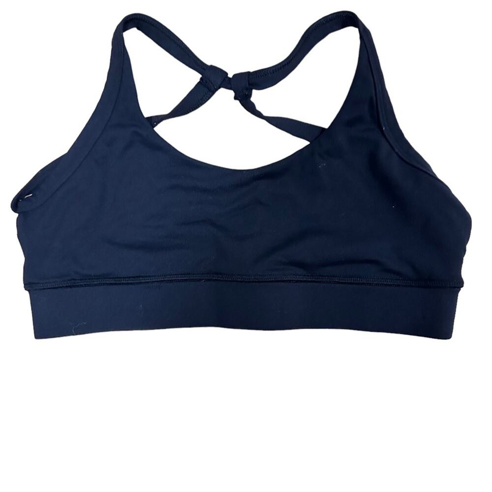 Till You Collapse Black Cross-back Sports Bra Size Large